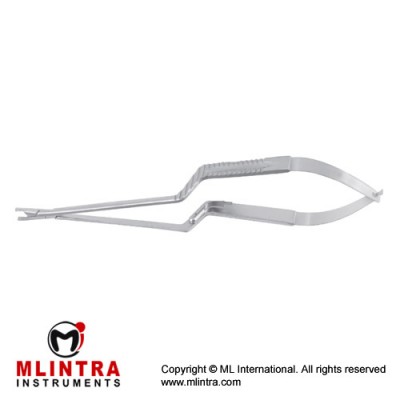 Clip Applying Forcep Bayonet Shaped - With Ratchet Stainless Steel, 18.5 cm - 7 1/4"